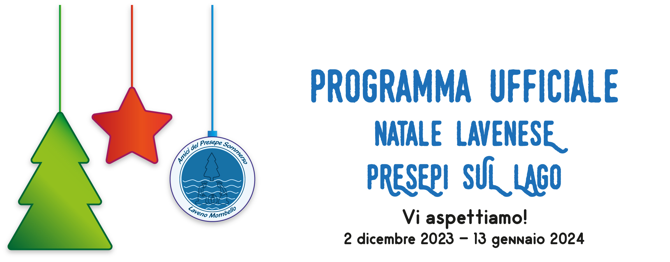 Il programma ufficiale della 44esima edizione del Presepe Sommerso lavenese